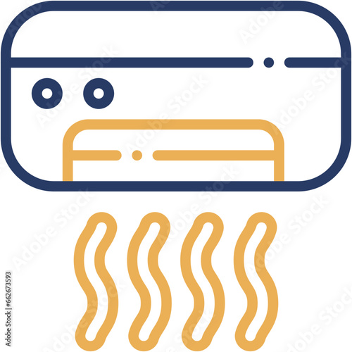 Vector Icon Air Conditioner, Heating, Cooling, Refreshing, Electronics, Air Conditioning