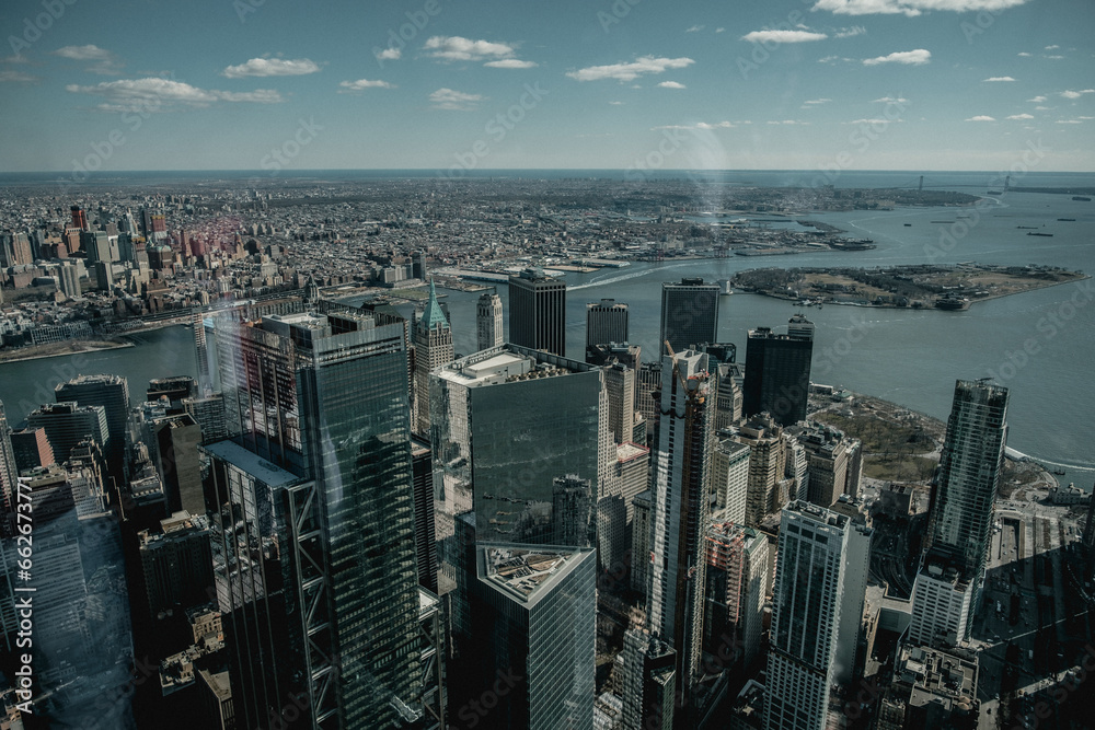 New York skyline from One World Trade Center