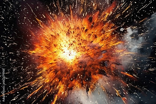 Big bang explosion