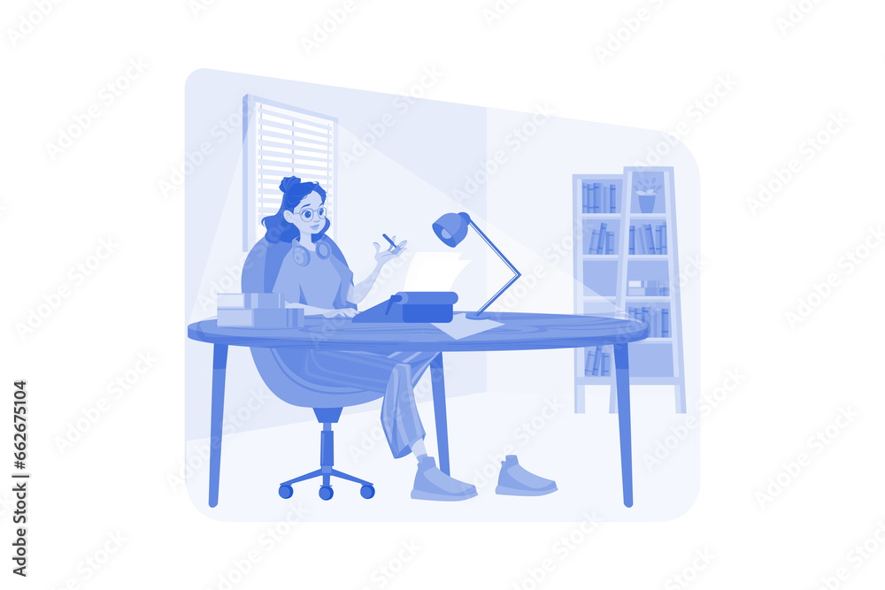 Professional writer writing novel scripts Professional writer writing novel scripts