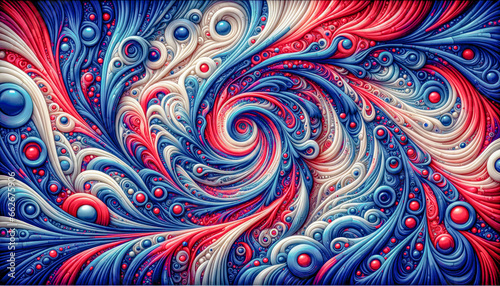 Detailed Background Dominated by 3D Elements in an Overlapping Pattern Backdrop Digital Art Wallpaper Cover Poster Card