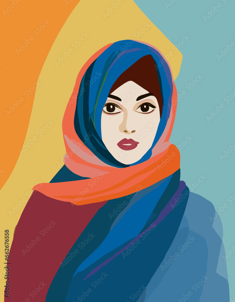 Woman with hijab
