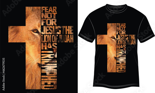 FEAR NOT FOR THE JESUS \ Fear Not For Jesus The Lion Of Judah Has Triumphed Vintage T-Shirt, Jesus Lion Shirt, Lion Shirt, Lion Of Judah Shirt, Jesus Shirt
