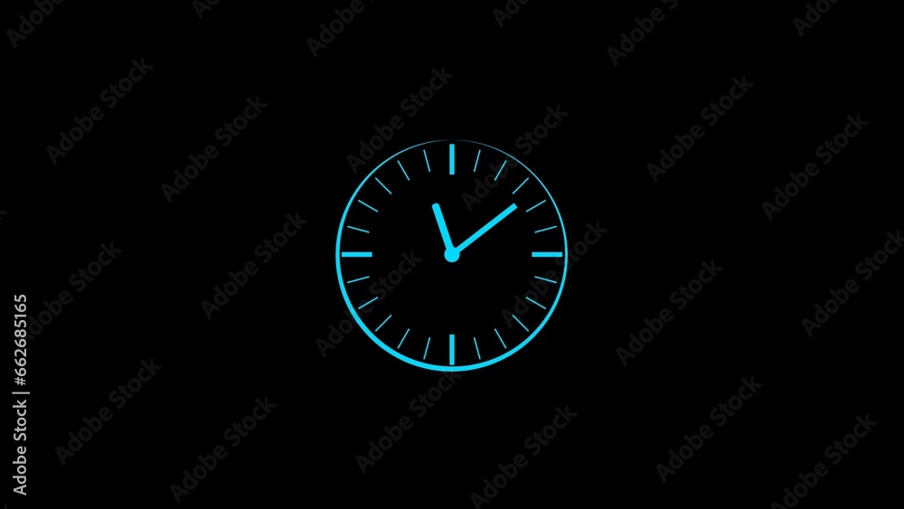 abstract analog clock icon illustration background 4k abstract analog clock icon illustration background 4k