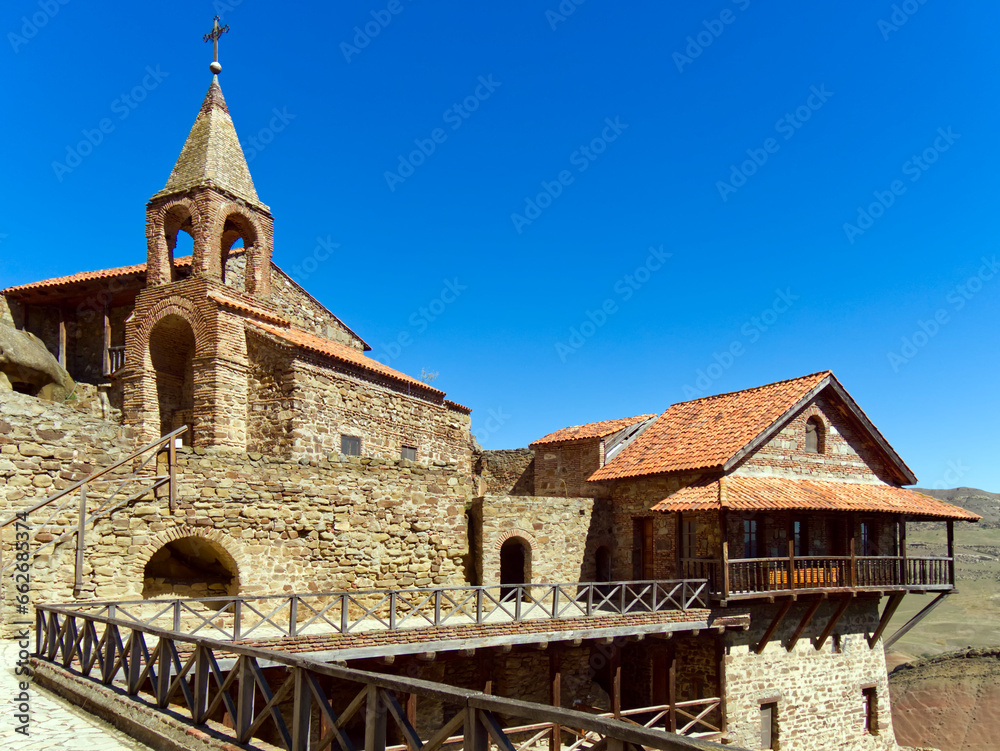 David Gareji monastery in Udabno is the oldest orthodox monastery in Georgia