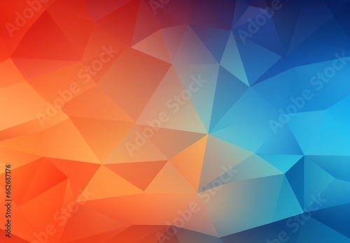 multicolored triangles iridescent background. generative ai.