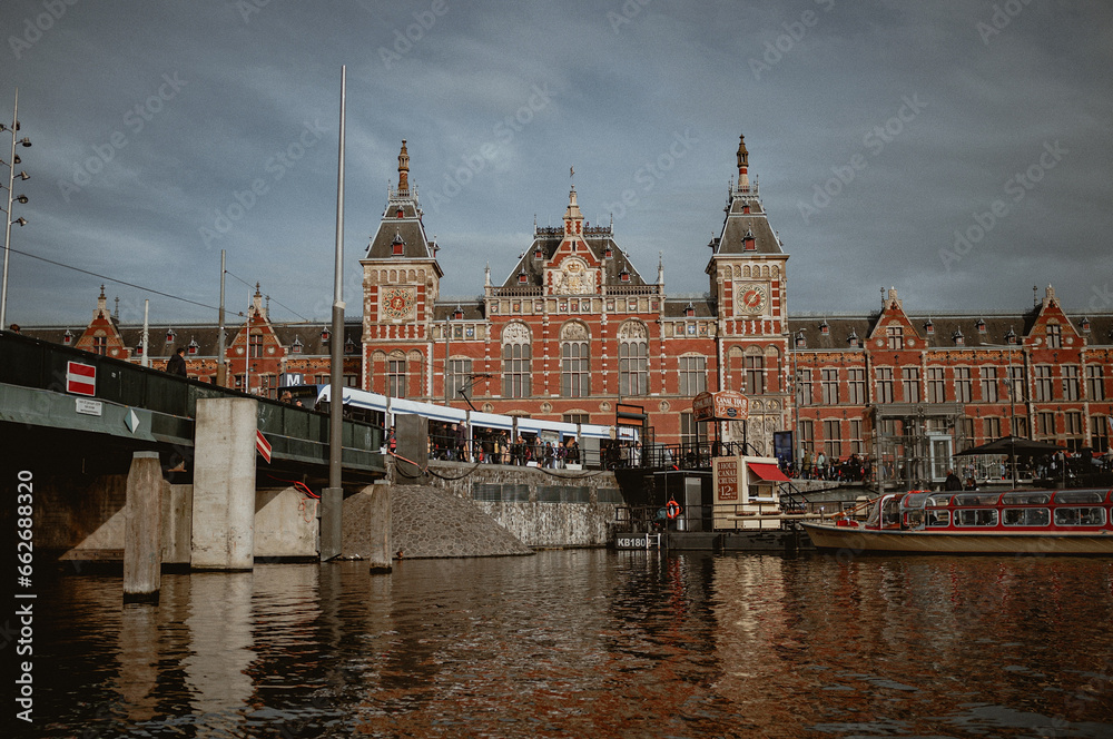 Fototapeta premium Amsterdam Canal