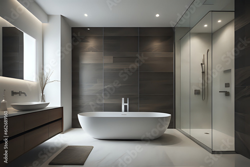 modern bathroom interior