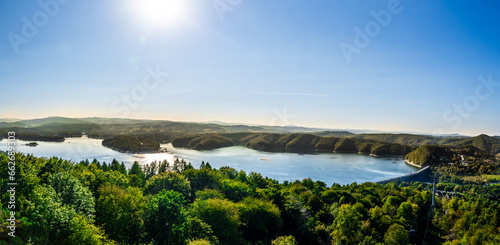 Solina, panorama, jezioro, widok, krajobraz, Bieszczady,  © Piotr Gancarczyk