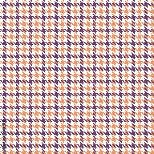 Houndstooth seamless pattern. Textile print
