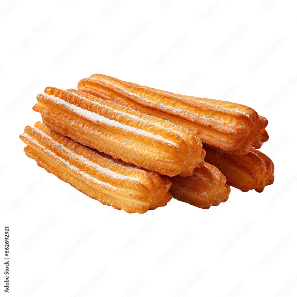 Churro on a white background isolated PNG Churro on a white background isolated PNG