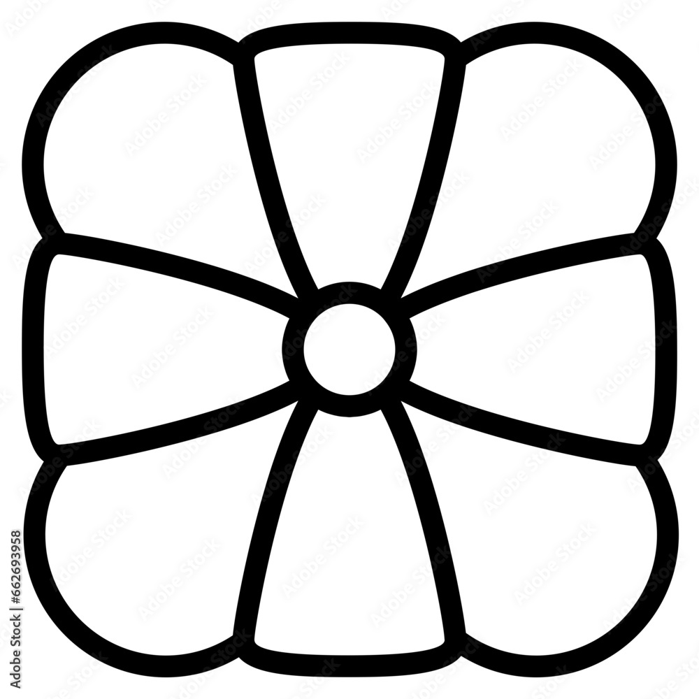 Naklejka premium Flower
