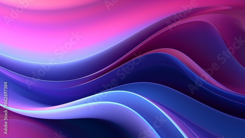 blue and pink wavy background