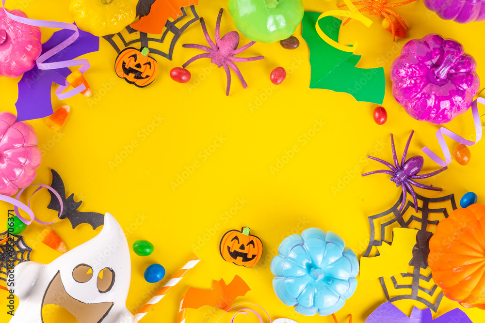 Halloween high-colored background