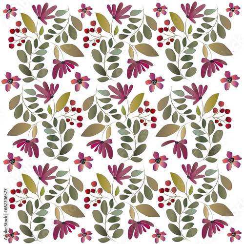 Wallpaper Mural Fondo floral. Torontodigital.ca