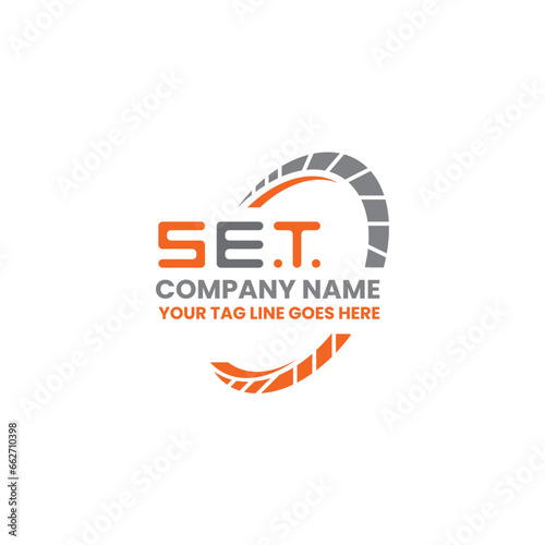 SET letter logo vector design, SET simple and modern logo. SET luxurious alphabet design  