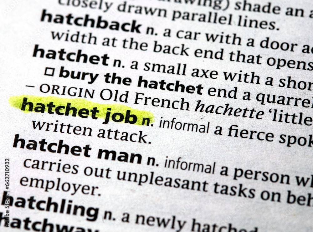 hatchet job hatchet job