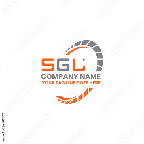 SGL letter logo vector design, SGL simple and modern logo. SGL luxurious alphabet design   photo