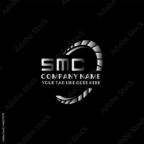 Принти на полотні SMC letter logo vector design, SMC simple and modern logo