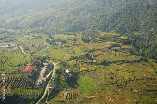 Amazing Rice Paddy or Rice Field in Muong Hoa Valley or Thung Lung Muong Hoa, Sapa, Vietnam - ベトナム サパ 棚田 photo