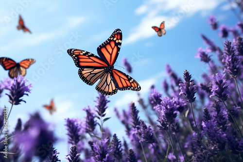 Plant violet purple nature butterfly flower #662713583