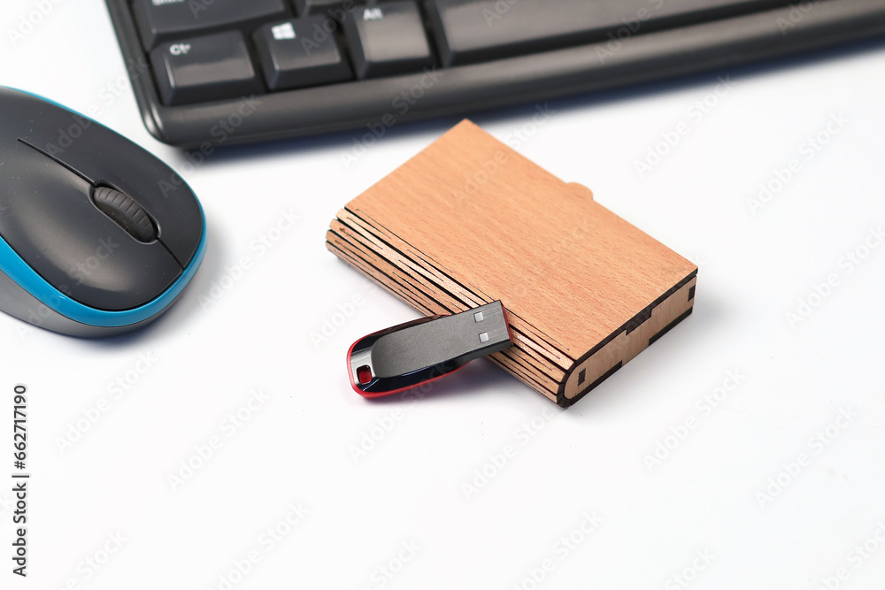 pendrive,plastic mettal pendrive with keyboard mouse isolated on white breground pendrive,plastic mettal pendrive with keyboard mouse isolated on white breground