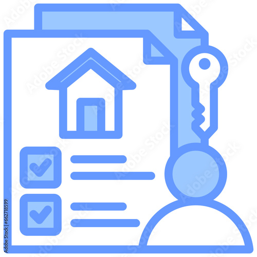 Tenant Blue Icon