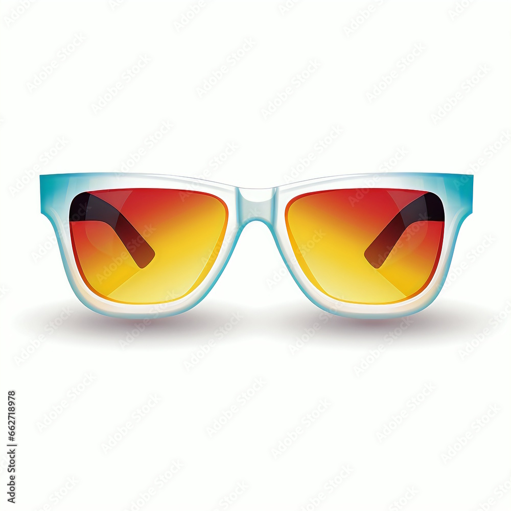 Sunglasses Isolated on White Background. Sunglasses Isolated on White Background.