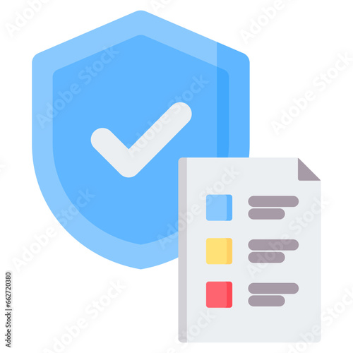 Safety Requirement Flat Icon