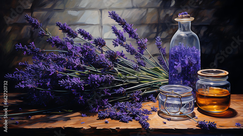 oil and lavender