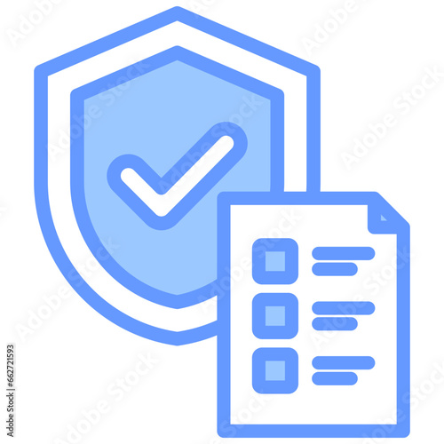 Safety Requirement Blue Icon