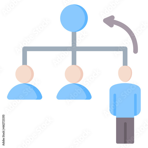 Succession Planning Flat Icon