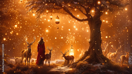 Christmas Theme Background © birdmanphoto