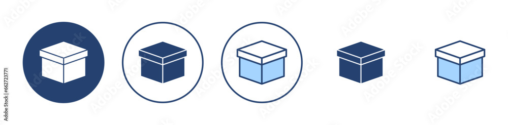 Box icon vector. box sign and symbol, parcel, package Box icon vector. box sign and symbol, parcel, package