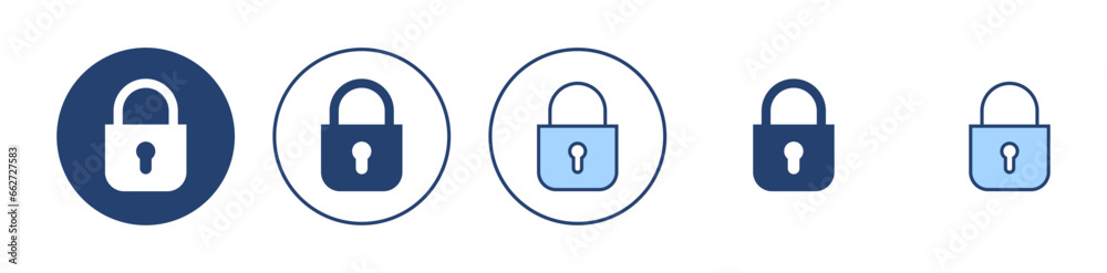 Lock icon vector. Padlock sign and symbol. Encryption icon. Security symbol Lock icon vector. Padlock sign and symbol. Encryption icon. Security symbol