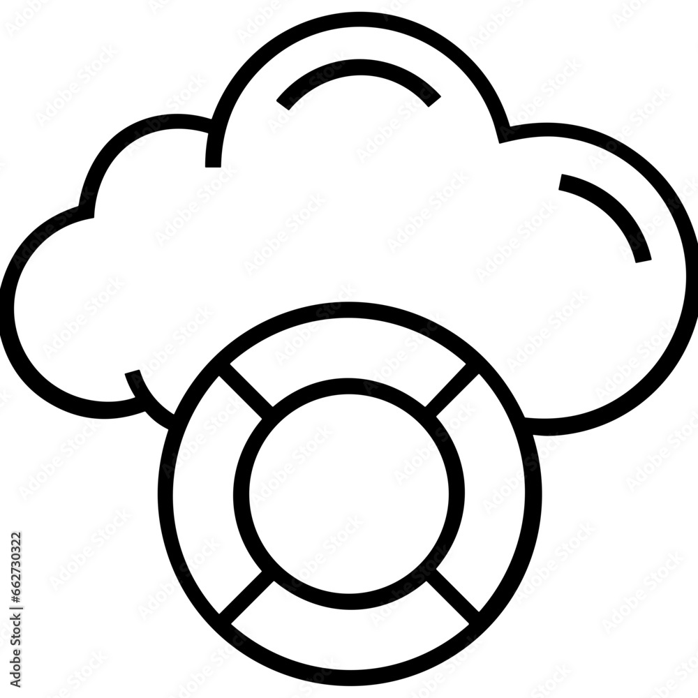 Cloud storage icon symbol vector image. Illustration of the database server hosting cloud system digital design image Cloud storage icon symbol vector image. Illustration of the database server hosting cloud system digital design image