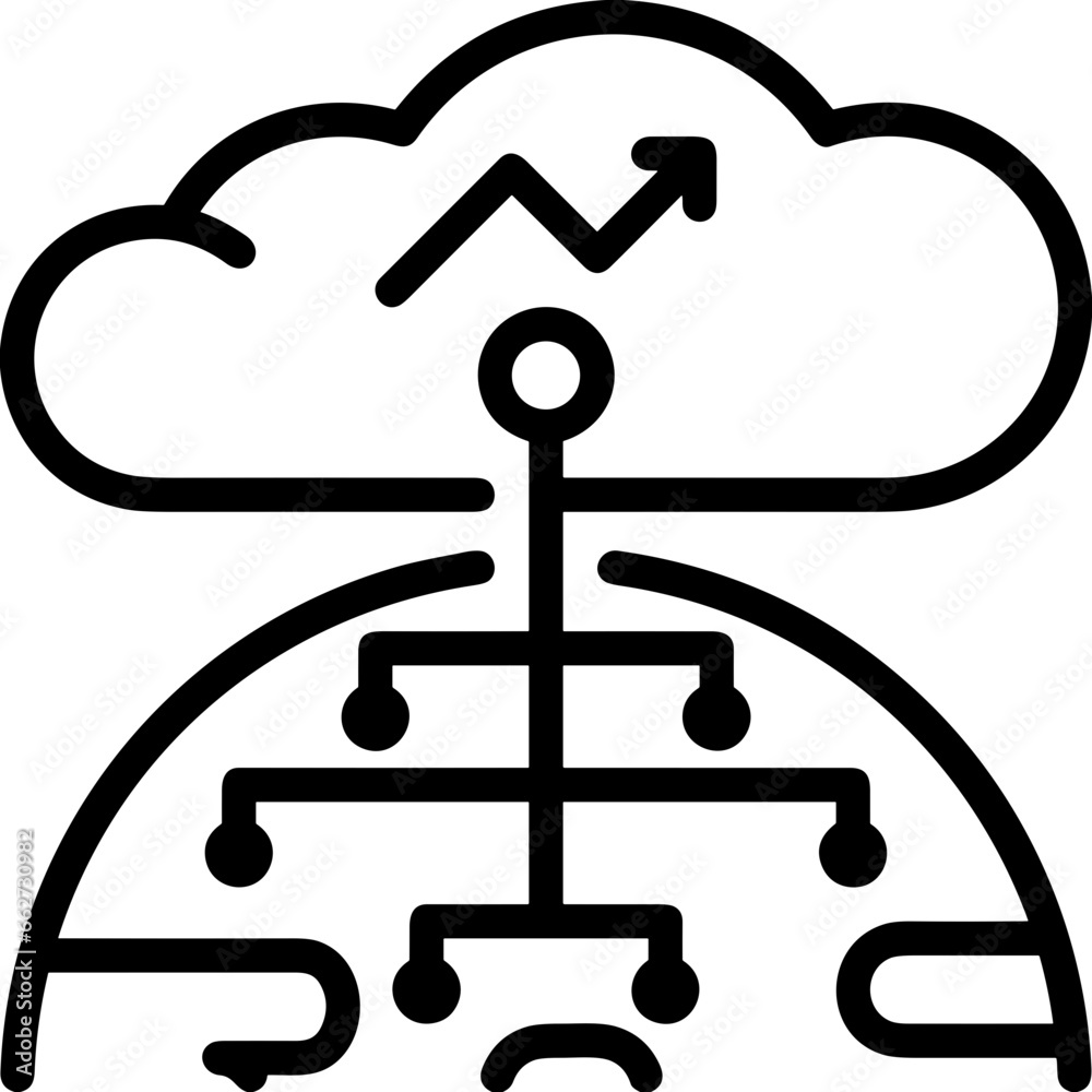 Cloud storage icon symbol vector image. Illustration of the database server hosting cloud system digital design image Cloud storage icon symbol vector image. Illustration of the database server hosting cloud system digital design image