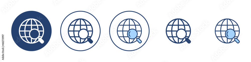 Web icon vector. go to web sign and symbol. web click icon. Global search icon Web icon vector. go to web sign and symbol. web click icon. Global search icon