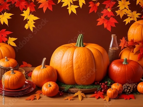 Happy thanksgiving day and lovely background