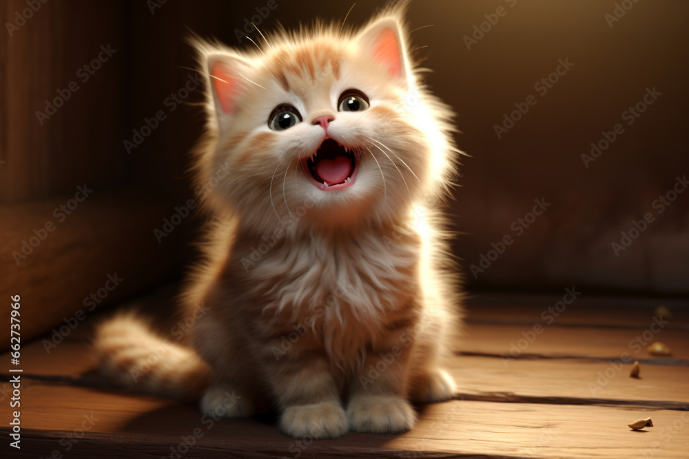 Cute Cat, Happy Cat. Cute Cat, Happy Cat.