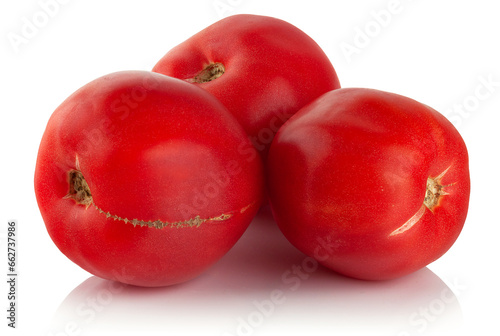 Red juicy ripe tomatoes © Олег 
