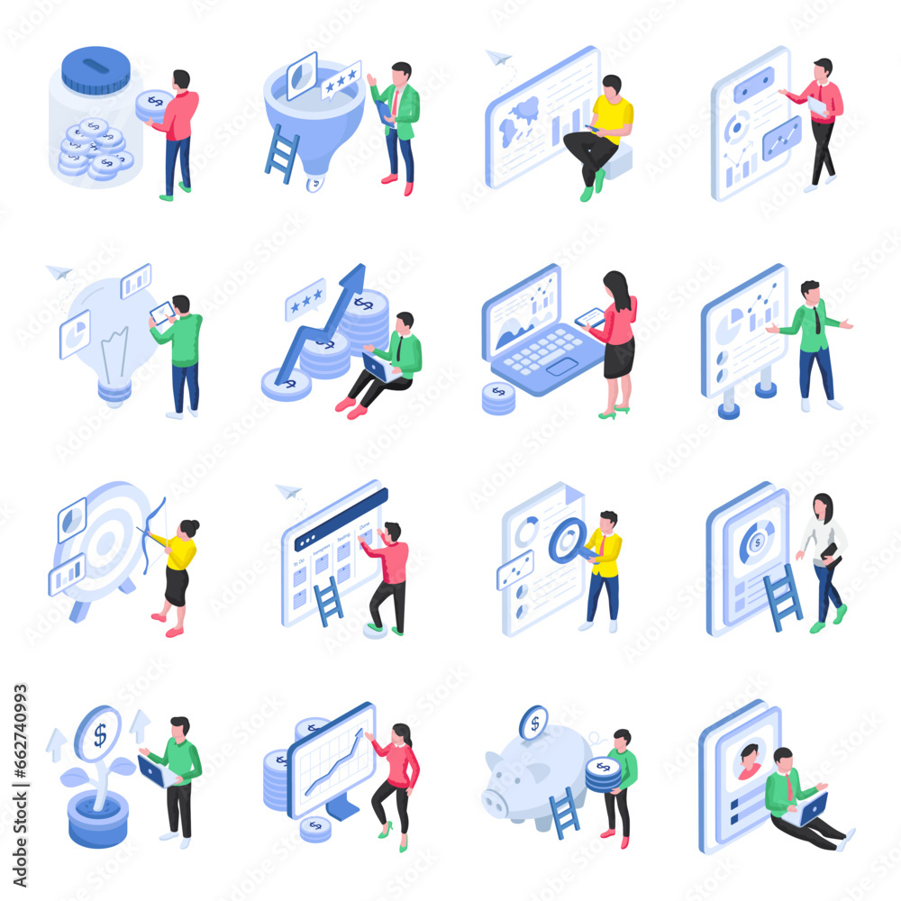 Set of Business Flat Illustrations
Set of Business Flat Illustrations