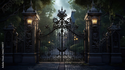 Haunted Mansion Gates