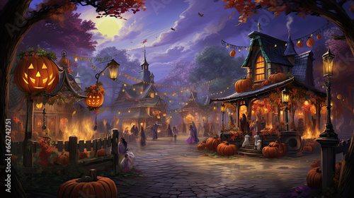Enchanted Pumpkin Village Market