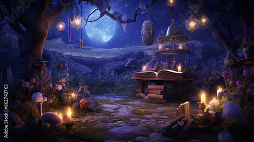 Moonlit Witch's Garden