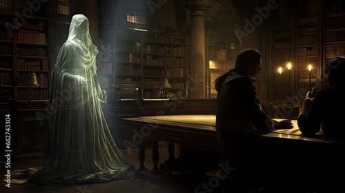 Whispers in the Haunted Library