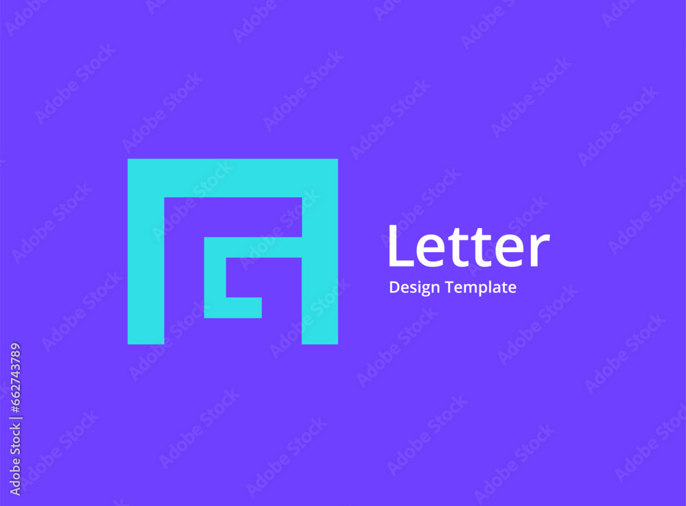 Obraz premium Letter G logo icon design template elements