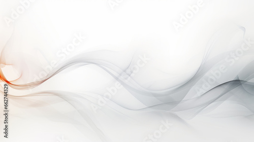 Abstract smoke on a white background. Design element for brochure or flyer © Dina