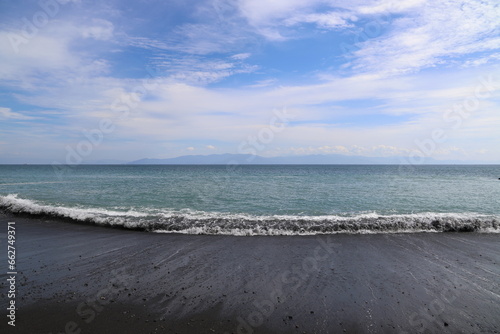 秋の海岸