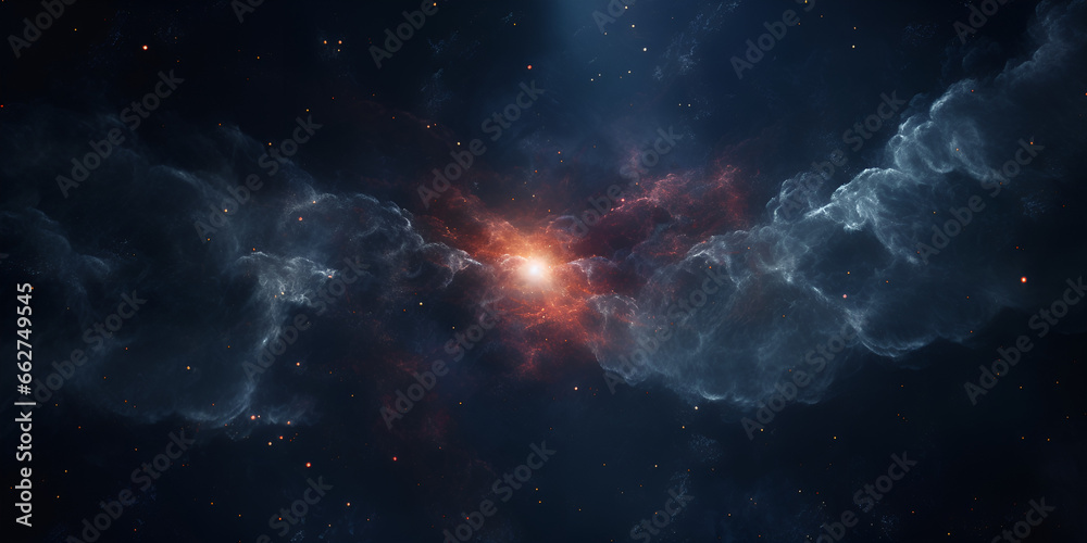 Deep space. science fiction wallpaper, planets, stars, galaxies and nebulas in awesome cosmic image. elements of this image furnished Endless universe with stars Ai Generative
